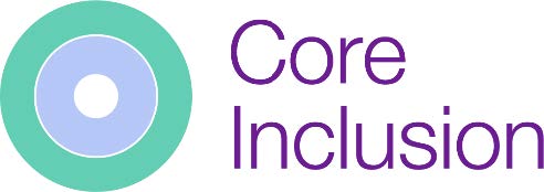 A green, blue, and white circle design, with the words 'Core Inclusion' to the right of the image.